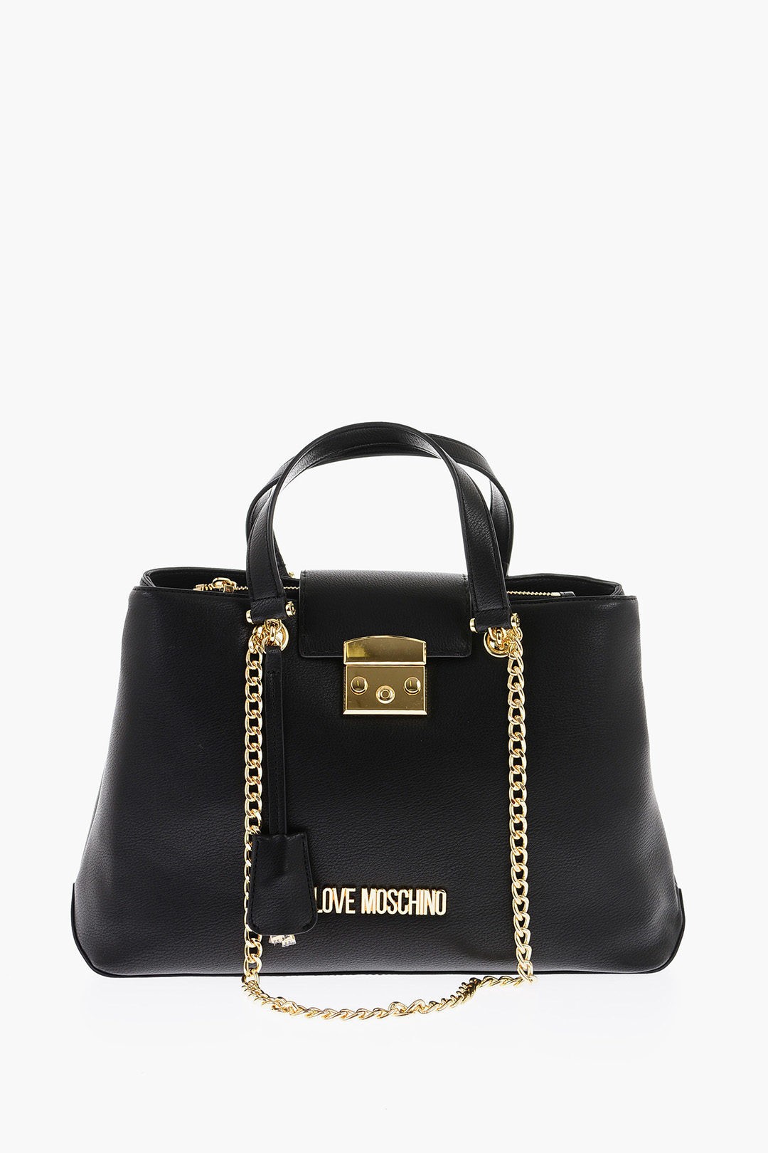 ⥹ MOSCHINO Хå ǥ Business bags LOVE TEXTURED FAUX LEATHER LUCI...