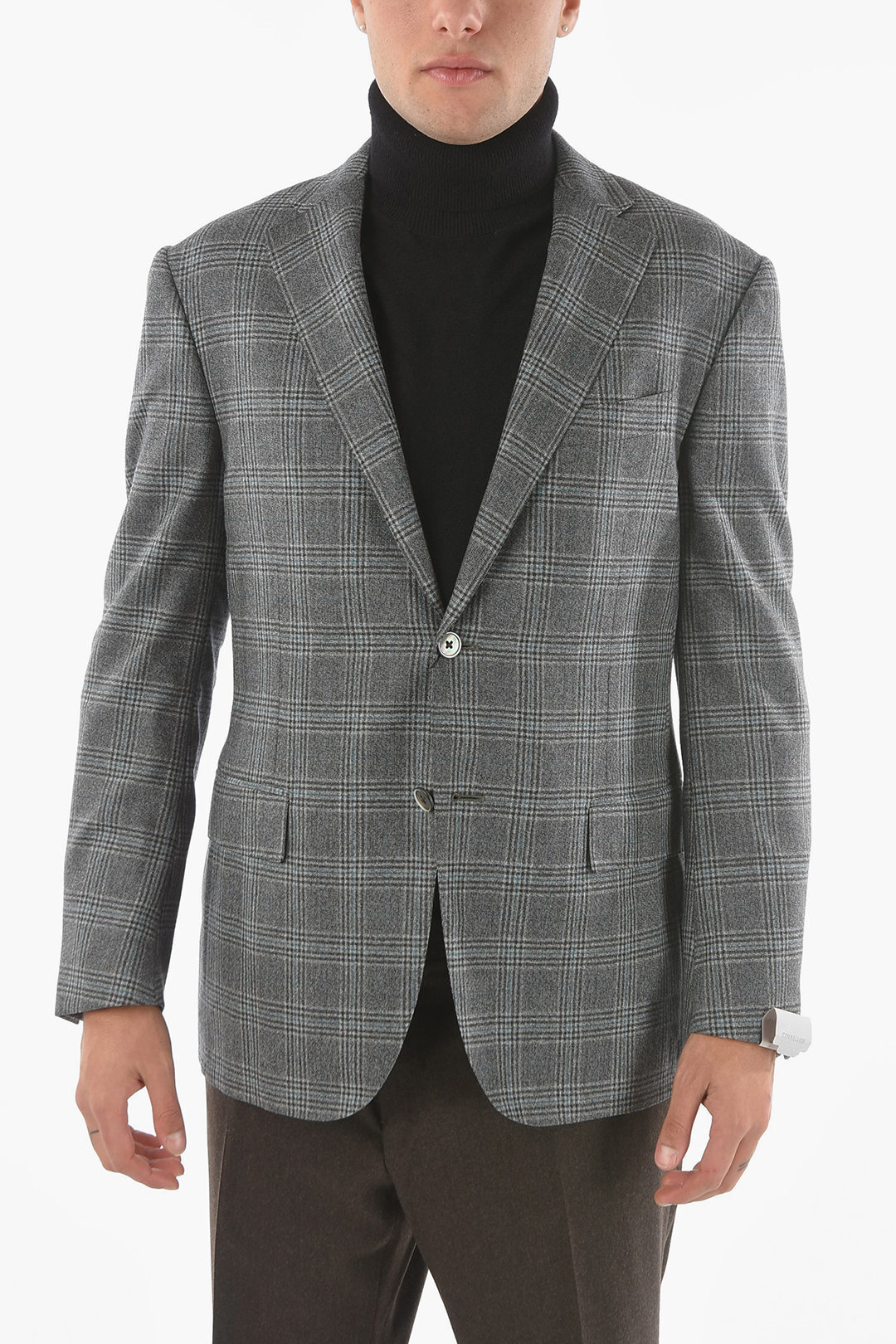 CORNELIANI コルネリアーニ ジャケット 826252 8816333 013 メンズ PLAID WOOL LEADER SOFT SIDE VENTS 2-BUTTON BLAZER 【関税・送料無料】【ラッピング無料】 dk