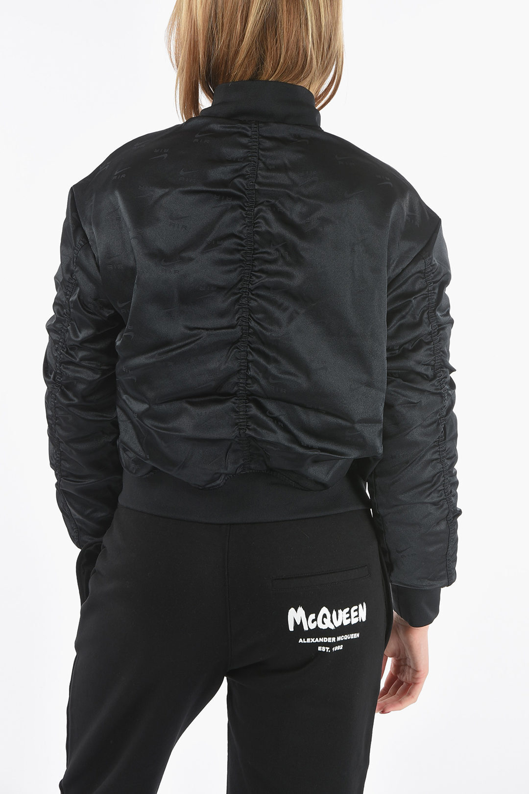 éå®åæ°ä½ NIKE ãã¤ã Black ã¸ã£ã±ãã DV4372-010 ã¬ãã£ã¼ã¹ AIR ALL OVER LOGO PADDED
