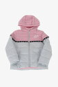 【本日ポイント4倍!!】 ナイキ NIKE KIDS バイカージャケット ジャケット ガールズ Biker jackets TWO-TONE PUFFER JACKET WITH ZIP CLOSURE 36G597 P23 関税 送料無料 ラッピング無料 2020AW dk