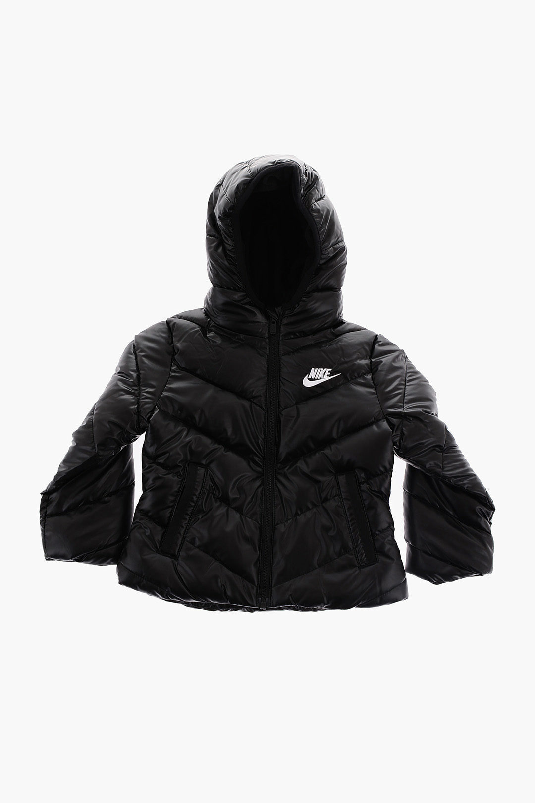 NIKE KIDS ナイキ ジャケット 36J939-023 ガールズ HOODED 2 POCKETS PADDED JACKET WITH EMBROIDERY L..