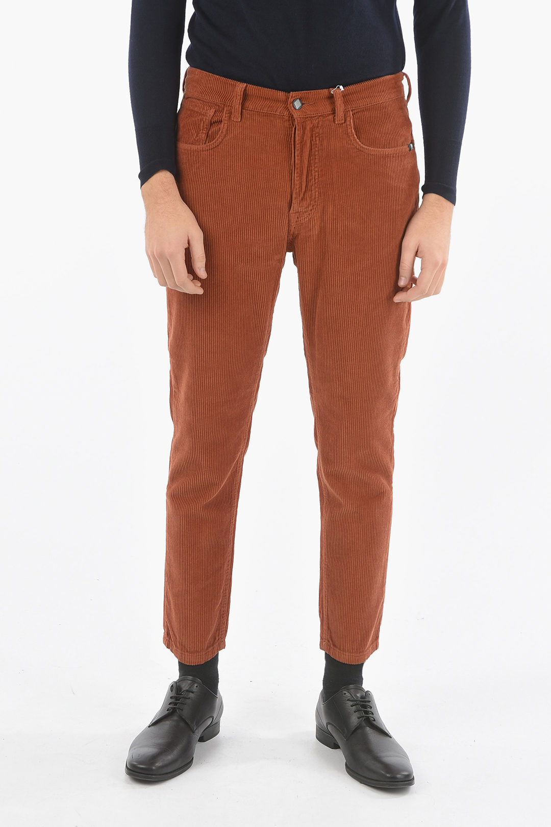 1ϥȥ꡼ǥݥ3ܡ AMISH ߥå ѥ A21AMU001P3281755/098  CROP CORDUROY TROUSERS WITH 5 POCKETS ڴǡ̵ۡڥåԥ̵ dk