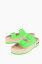 MOSCHINO ⥹ եåȥ塼 JA28123G1GID0810 ǥ LOVE 5CM FLUO LEATHER SANDALS WITH DOUBLE BUCKLE AND RAFFIA ڴǡ̵ۡڥåԥ̵ dk