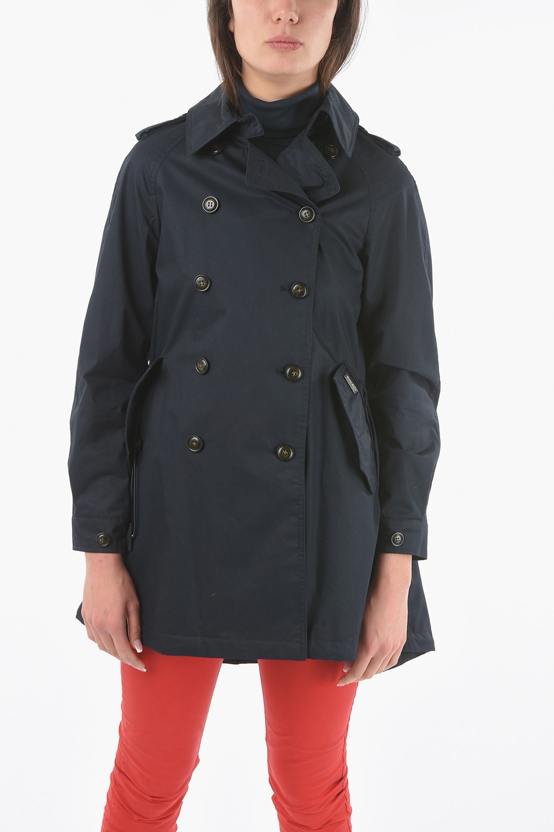 WOOLRICH ウールリッチ コート COWWCPS2567LM10 300 レディース SOLID COLOR DOUBLE BREASTED TRENCH ..