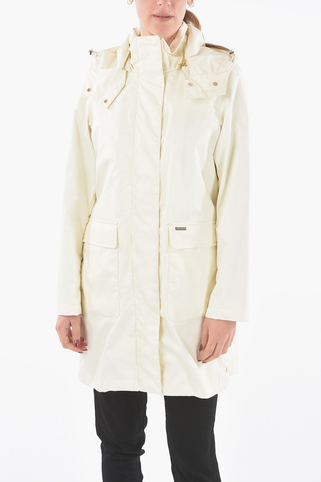 ウールリッチ WOOLRICH トレンチコート コート レディース Coats and trench coats HIDDEN CLOSURE WALKER PARKA WITH REMOVABLE HOOD COWWCPS2705UT0440 815 関税 送料無料 ラッピング無料 2020SS dk
