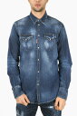 【15,000円以上1,000円OFF!!】 DSQUARED2 ディースクエアード シャツ S74DM0568 S30341 470 メンズ BREAST-POCKETED CLASSIC WESTERN DÈLAVÈ DENIM SHIRT 【関税・送料無料】【ラッピング無料】 dk