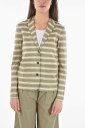 WOOLRICH ウールリッチ ジャケット COWWBLZ0248UT1503 6538 レディース STRIPED TWO-TONE FLAX SLUB BLAZER 【関税・送料無料】【ラッピング無料】 dk