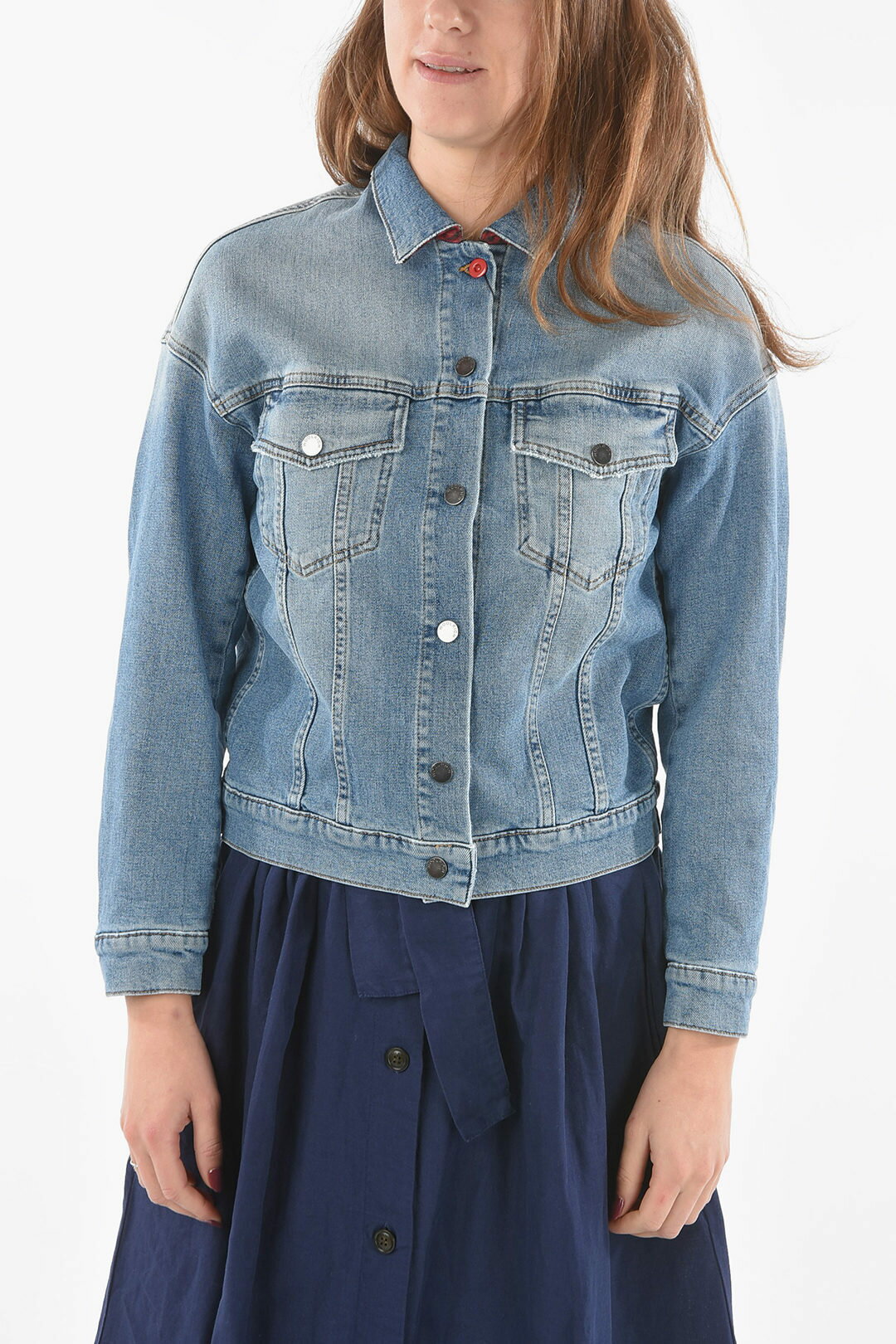 WOOLRICH å 㥱å COWWTSC0041AD05 30039 ǥ DENIM AMERICAN JACKET WITH SILVER BUTTONS ڴǡ̵ۡڥåԥ̵ dk