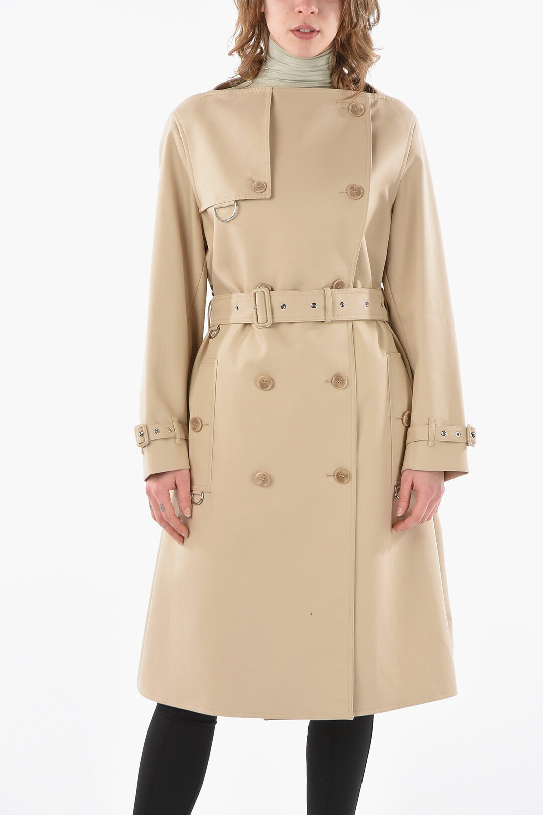 BURBERRY バーバリー コート 8054565115783/K A7405 レディース COTTON-GABARDINE DOUBLE-BREASTED TRENCH WITH BOAT NECKLINE 【関税・送料無料】【ラッピング無料】 dk