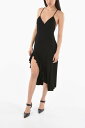 【本日ポイント4倍!!】 ロエベ LOEWE ワンピース ドレス レディース Dresses DRAPED DRESS WITH CRISS CROSS STRAPS S540Y09XDQ 0 BLACK 関税 送料無料 ラッピング無料 2020SS dk