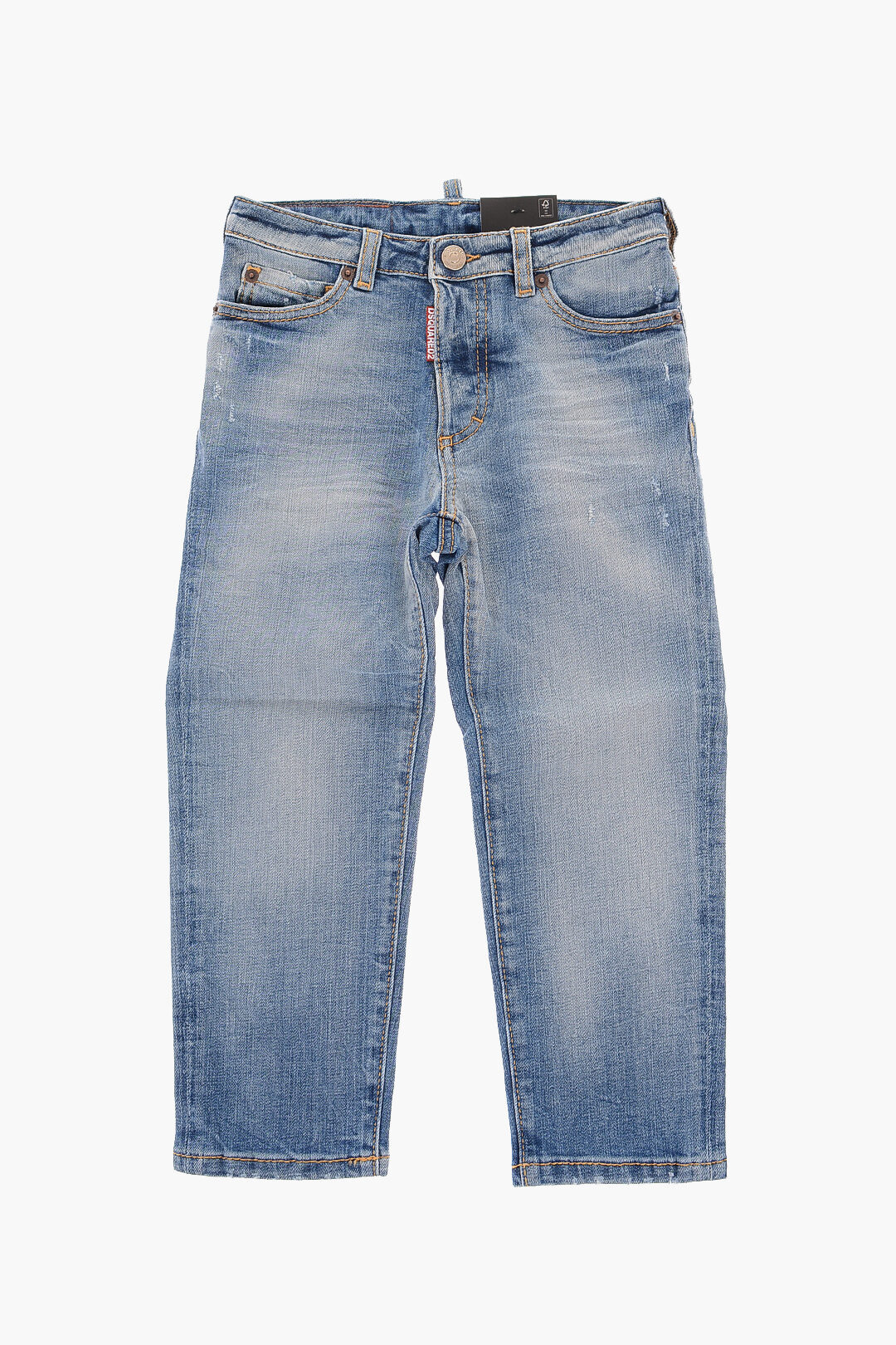 DSQUARED2 ディースクエアード デニム DQ0501 D009T DQ01 ガールズ STRETCH DENIM BOSTON JEANS 【関税・送料無料】【ラッピング無料】 dk