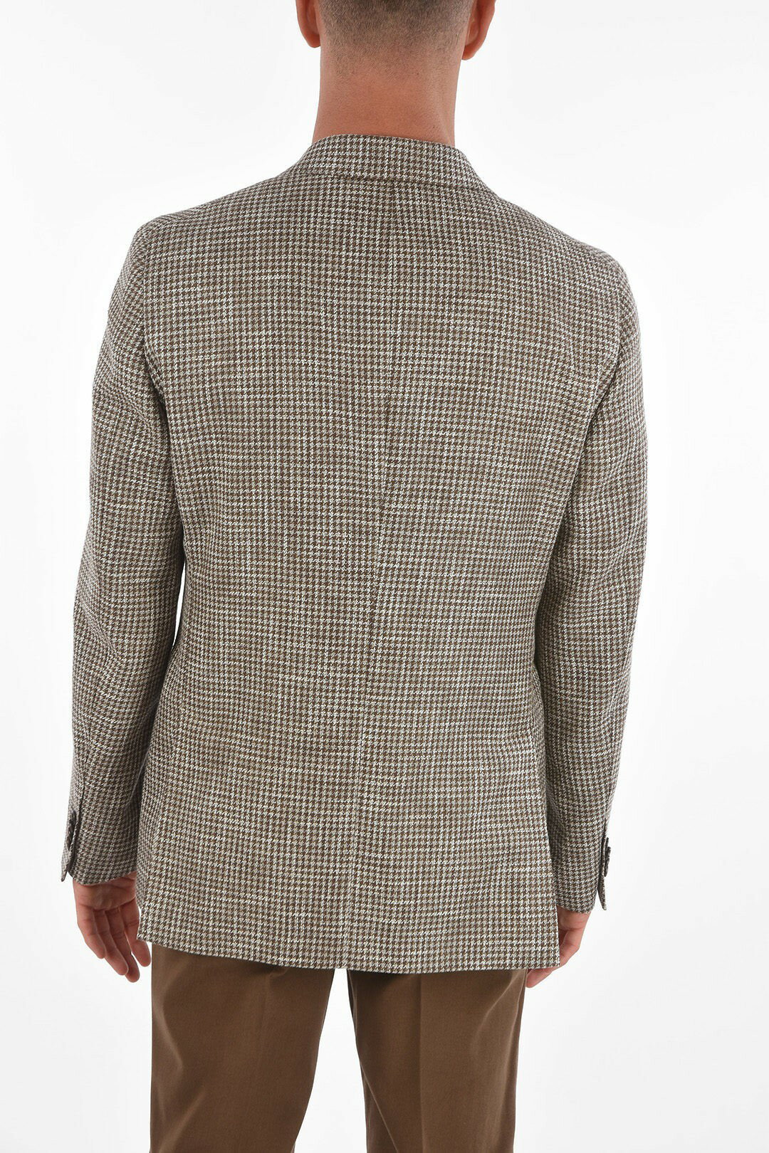 CORNELIANI コルネリアーニ Brown ジャケット 89XZ90-0286937-036 メンズ CC COLLECTION DOUBLE-BREASTED REWARD HOUNDSTOOTH BLAZER 【関税・送料無料】【ラッピング無料】 dk