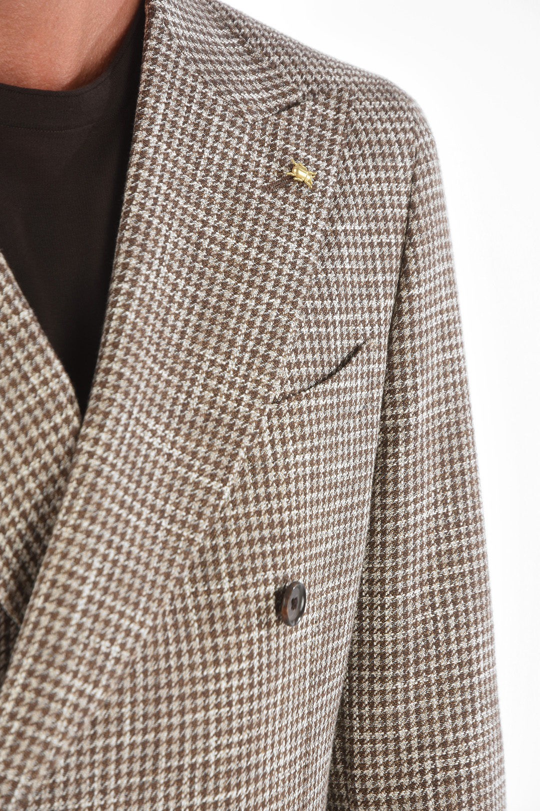 CORNELIANI コルネリアーニ Brown ジャケット 89XZ90-0286937-036 メンズ CC COLLECTION DOUBLE-BREASTED REWARD HOUNDSTOOTH BLAZER 【関税・送料無料】【ラッピング無料】 dk