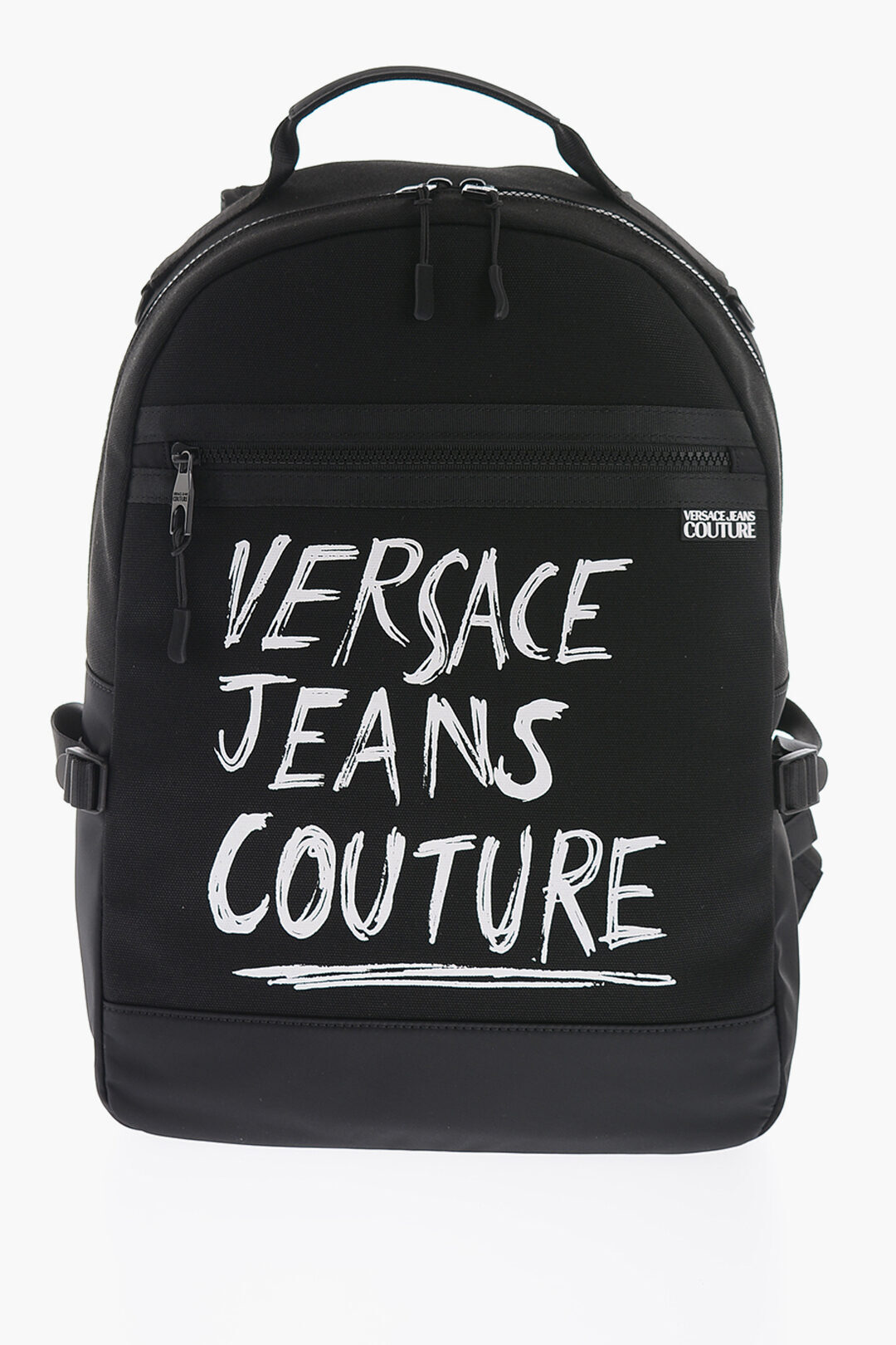 VERSACE ヴェルサーチ バックパック 74YA4B50 ZS577 899 メンズ JEANS COUTURE CANVAS BACKPACK WITH PRINTED CONTRASTING LOGO  dk
