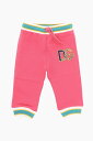 DOLCE&GABBANA ドルチェ＆ガッバーナ スカート L2JP8R G7CGJ F0382 ガールズ RENAISSANCE BRUSHED-COTTON JOGGERS WITH LOGO PATCH 【関税・送料無料】【ラッピング無料】 dk