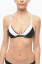カール ラガーフェルド KARL LAGERFELD 水着 スイムウェア レディース Swimwear TWO-TONE TRIANGLE BIKINI TOP WITH CROSSED ON THE BACK KL22WTP09 BLACK 関税 送料無料 ラッピング無料 2020SS dk