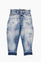 ディースクエアード DSQUARED2 レギュラーフィットジーンズ デニム ガールズ Regular fit jeans DISTRESSED 80'S JEANS DQ0924 D009S DQ01 関税 送料無料 ラッピング無料 2020SS dk