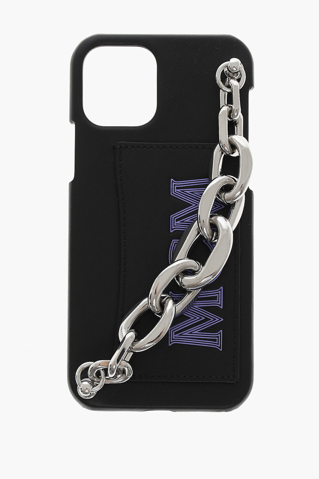 楽天BRANDSHOP・クラージュ楽天市場店MCM エムシーエム ファッション小物 MXECSSX02BK 0 BLACK メンズ COVER FOR IPHONE 12/12 PRO WITH CHAIN EMBELLISHMENT 【関税・送料無料】【ラッピング無料】 dk