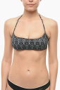 カール ラガーフェルド KARL LAGERFELD 水着 スイムウェア レディース Swimwear HALTER BIKINI TOP WITH ALL-OVER ICONIC PRINT KL22WTP14 BLACK 関税 送料無料 ラッピング無料 2020SS dk