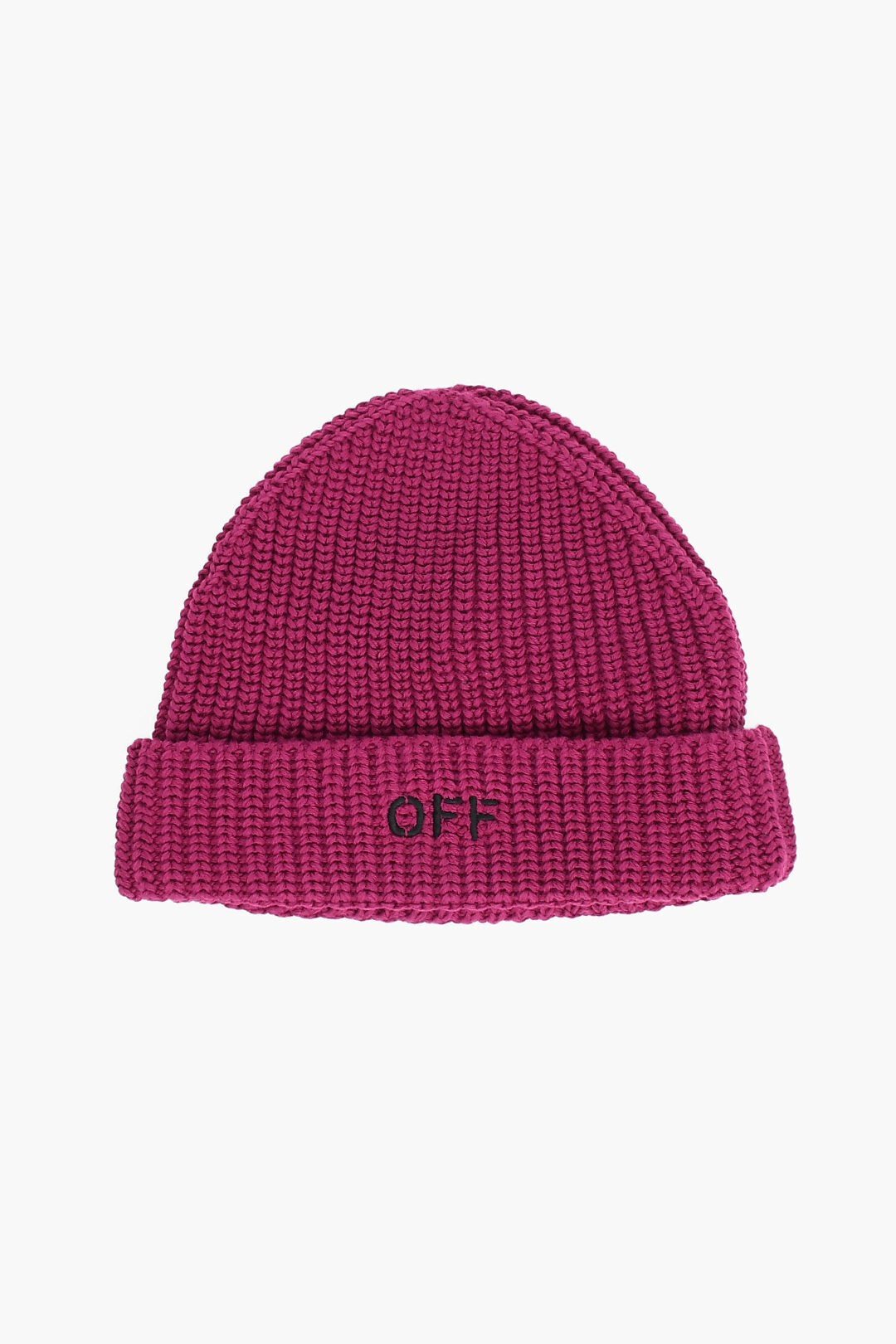 OFF-WHITE オフ ホワイト 帽子 OGLC003F21KNI0013210 ガールズ RIBBED BEANIE WITH LOGO EMBROIDERY 【..