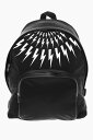 NEIL BARRETT ニール バレット バックパック PBBO201B T9101 524 メンズ NYLON FAIR-ISLE THUNDERBOLT BACKPACK WITH LEATHER TRIMS 【関税 送料無料】【ラッピング無料】 dk