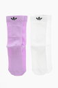 アディダス ADIDAS アンダーウェア レディース Underwear SET OF 2 PAIRS OF STRETCH NYLON SOCKS WITH CONTRASTING LOGO HC9556 0 CLELIL WHITE 関税 送料無料 ラッピング無料 2020SS dk