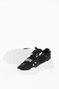 【本日ポイント4倍!!】 ヴェルサーチ VERSACE スニーカー メンズ Sneakers JEANS COUTURE LEATHER AND FABRIC SPEEDTRACK SNEAKERS WITH ME 74YA3SC4 ZP253 899 関税 送料無料 ラッピング無料 2020SS dk