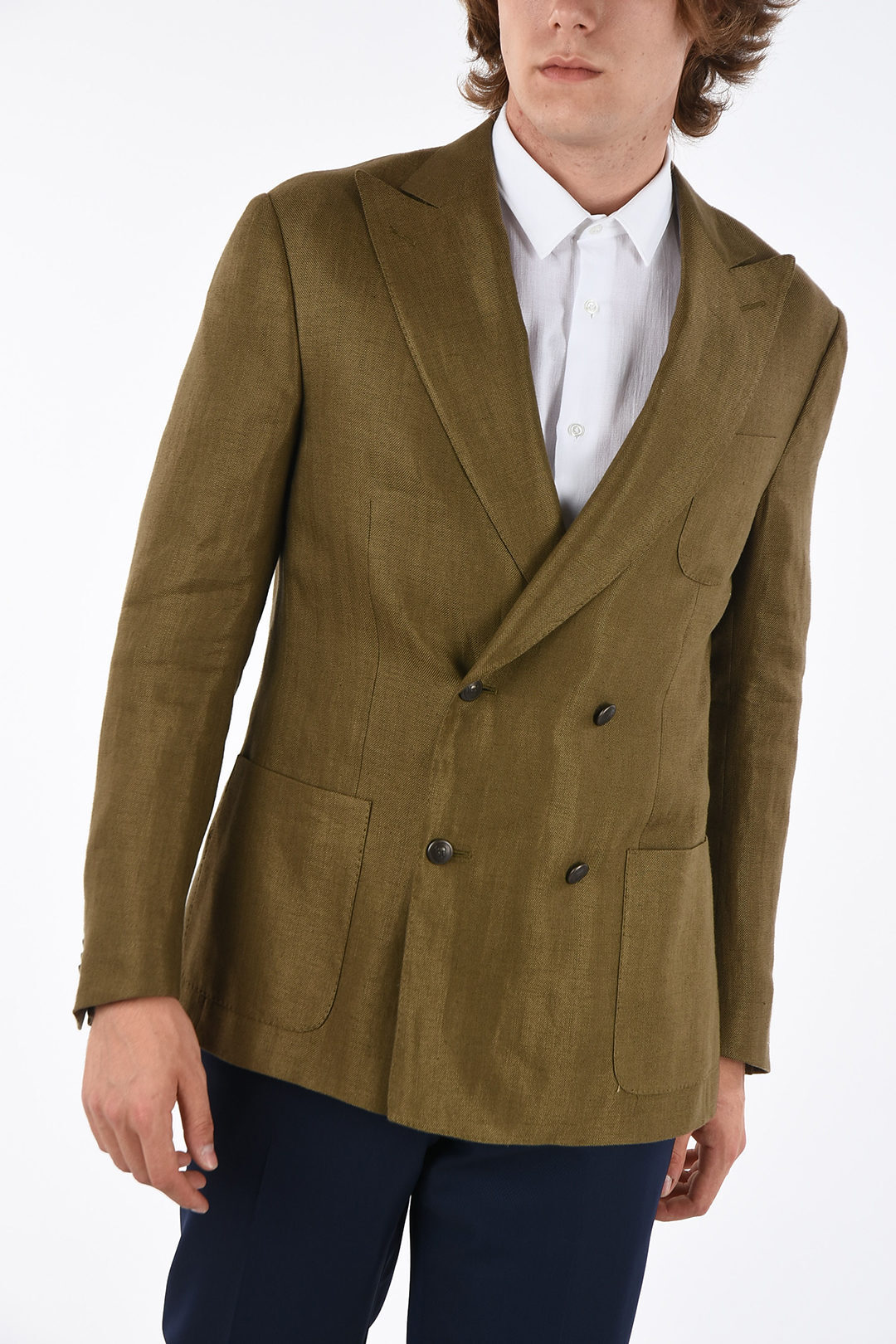 ͥꥢ CORNELIANI եޥ   Formal Outfits SILK AND LINEN PEAK LA...