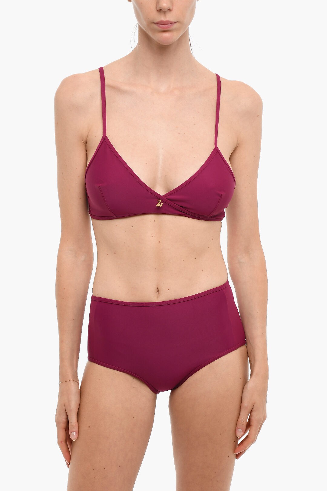 yyN[|zzIz ZADIG&VOLTAIRE UfBO G He[ XCEFA BFO0102 0 004300 fB[X HIGH-WAISTED TRIANGLE BIKINI y֐ŁEzybsOz dk