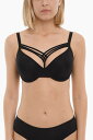 y15,000~ȏゲw1,000~OFFIz MARLIES DEKKERS }[XEfbJ[ A_[EFA 154211 0 BLACK fB[X SOLID COLOR BRA WITH CUT-OUT DETAILS y֐ŁEzybsOz dk