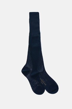 CORNELIANI コルネリアーニ Blue アンダーウェア 81TCN1 8120530 050 メンズ RIBBED COTTON LONG SOCKS 【関税・送料無料】【ラッピング無料】 dk