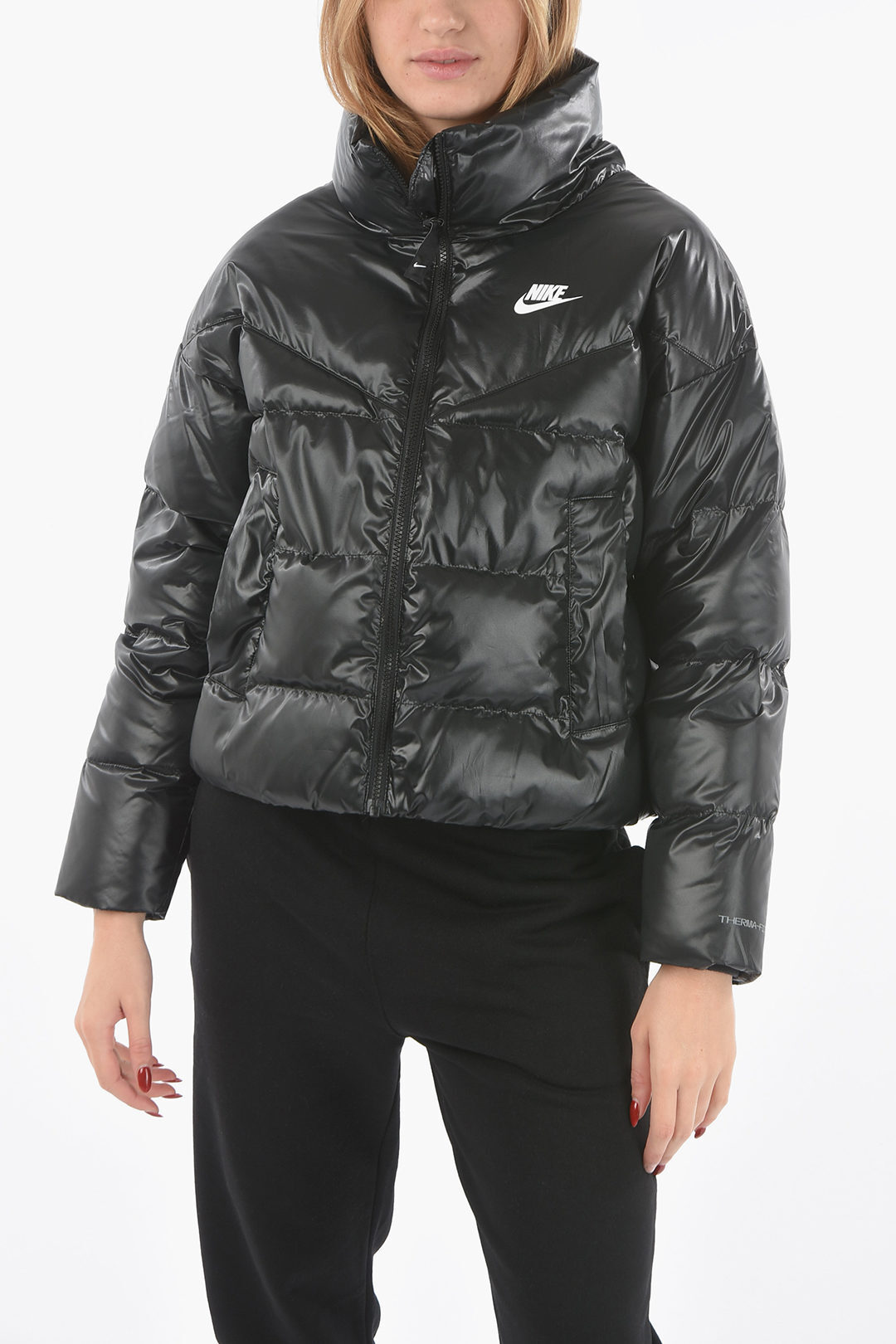 ナイキ ダウン レディース 【本日5の付く日ポイント4倍!】 NIKE ナイキ ジャケット DH4079-010 レディース FAUX LEATHER MAXI DOWN JACKET 【関税・送料無料】【ラッピング無料】 dk