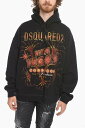 DSQUARED2 ディースクエアード トレーナー S74GU0648 S25516 900 メンズ PRINTED VIVA VEGAS HOODIE WITH RHINESTONES 【関税・送料無料】【ラッピング無料】 dk