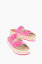 MOSCHINO ⥹ եåȥ塼 JA28123G1GID0604 ǥ LOVE 5CM FLUO LEATHER ESPAB35 SANDALS WITH RAFFIA SOLE ڴǡ̵ۡڥåԥ̵ dk