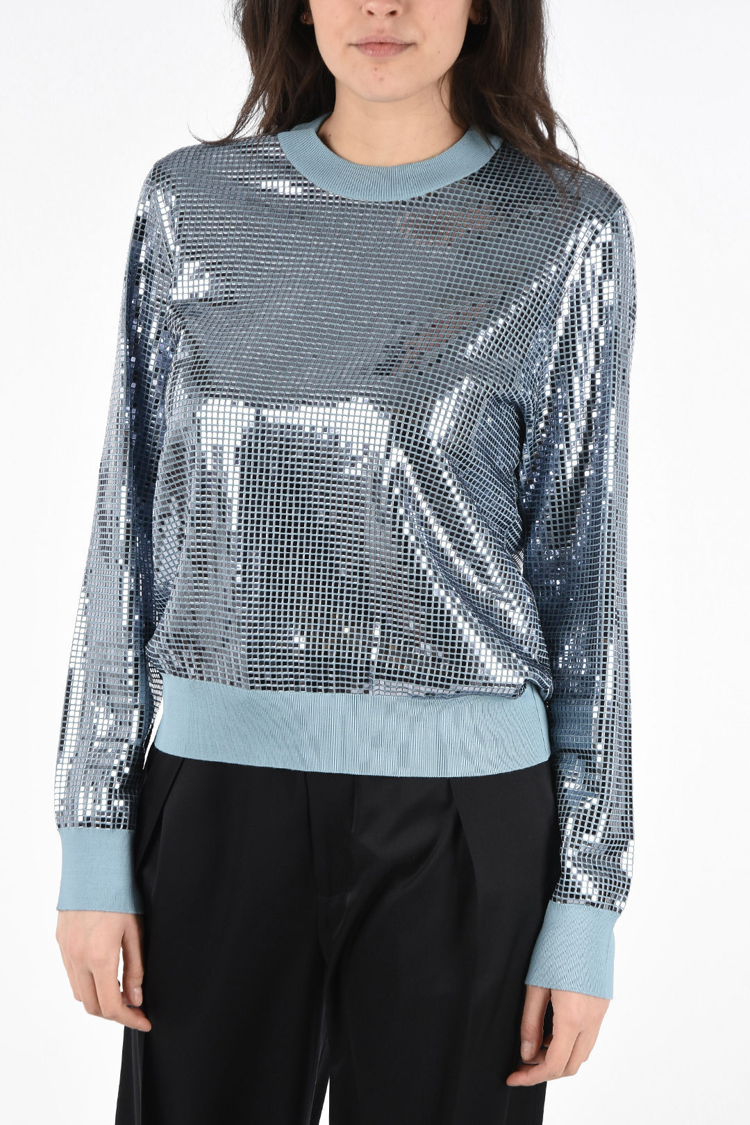 ܥåƥ ͥ BOTTEGA VENETA  ˥åȥ ǥ Knitwear SEQUINED CREWNECK ...