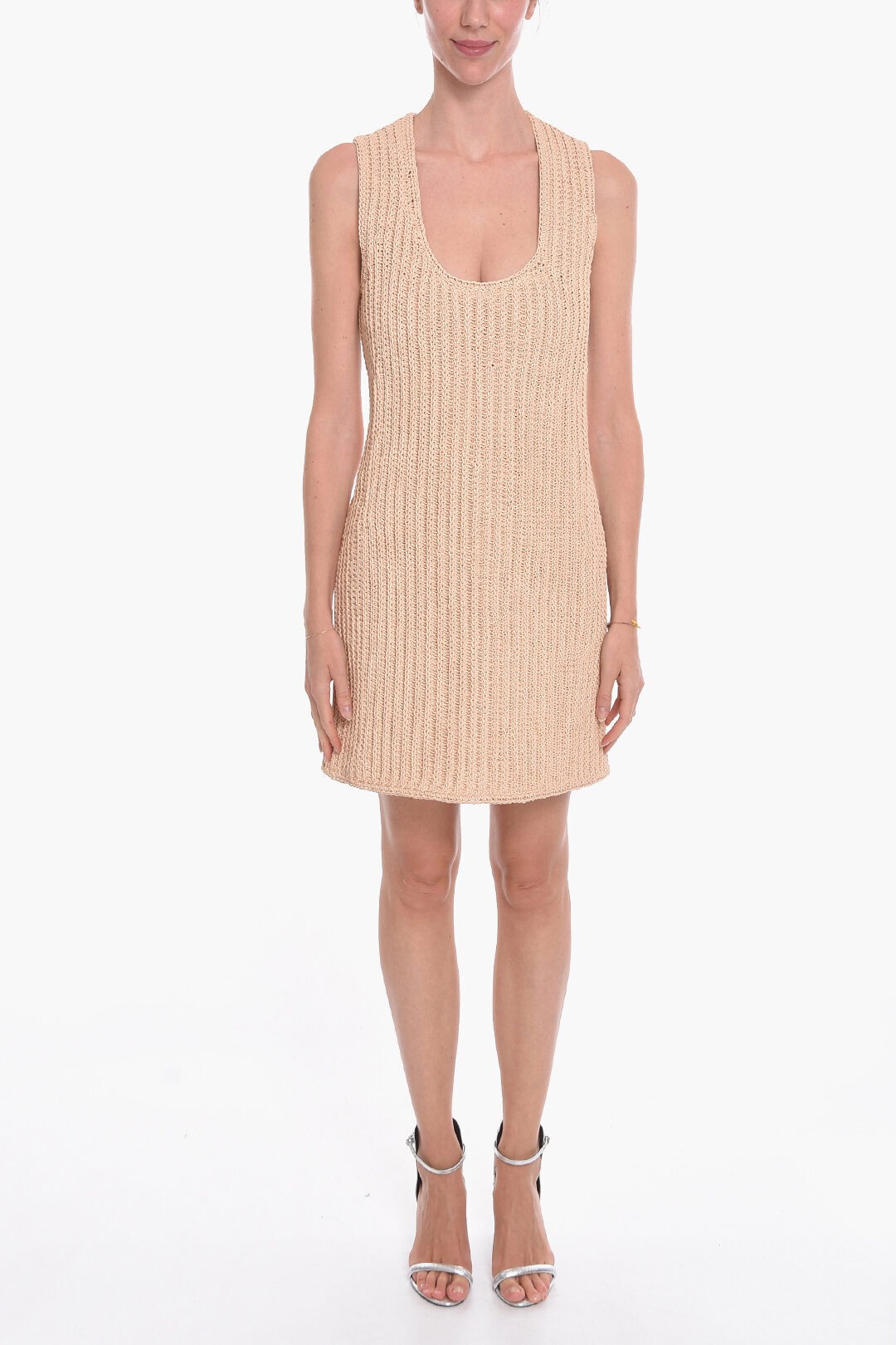 BOTTEGA VENETA ܥåƥ ͥ ɥ쥹 655904V0SA07662 ǥ HAND KNIT LEATHER MIDI DRESS ڴǡ̵ۡڥåԥ̵ dk