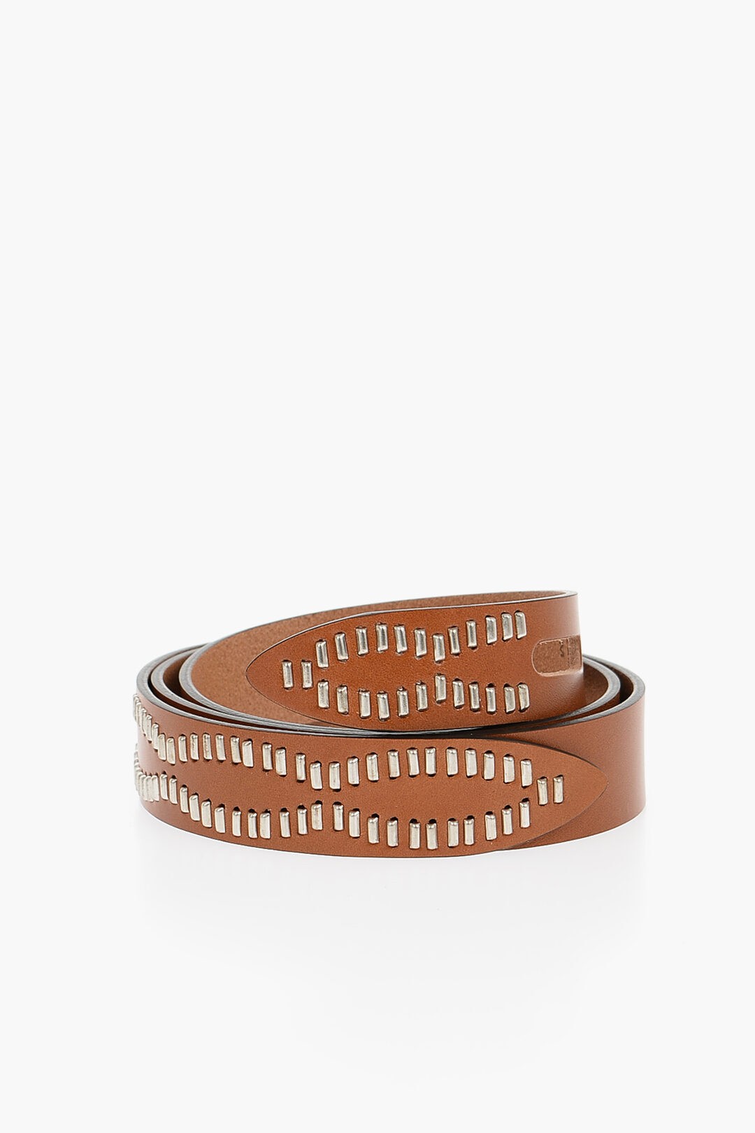 ISABEL MARANT CUx } xg ACE0112-22A005A fB[X LEATHER BELT WITH STUDS DETAILS 30MM y֐ŁEzybsOz dk