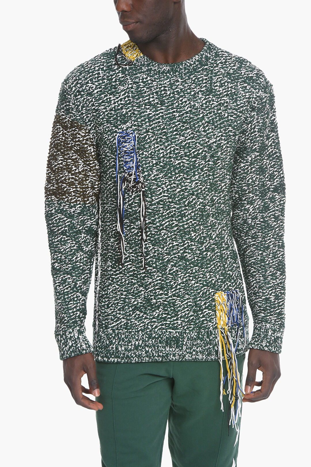 OAMC オーエーエムシー Green ニットウェア 22A28OAK08 FLTOA010 345 メンズ CREW NECK ASTRAL WOOL BLEND PULLOVER 【関税・送料無料】【ラッピング無料】 dkのサムネイル