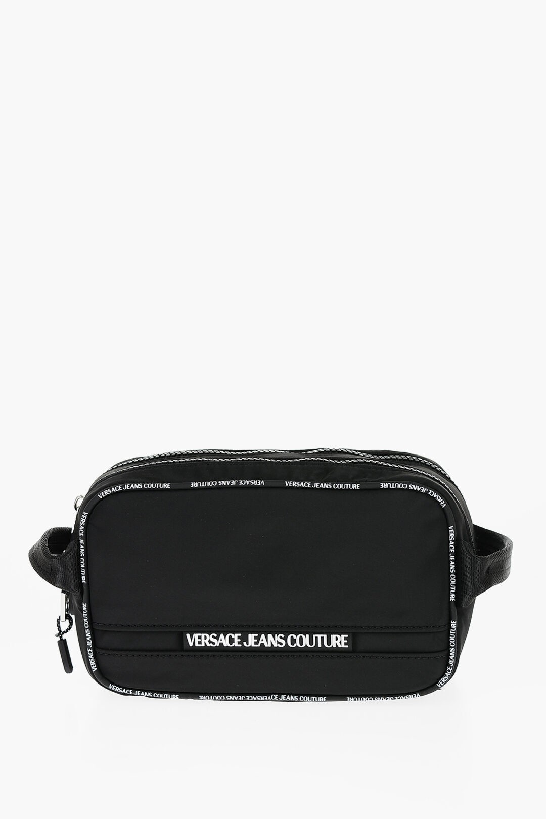 VERSACE ヴェルサーチ クラッチバッグ 75YA4B5B ZS929 899 メンズ JEANS COUTURE NYLON NECESSAIRE WITH LOGOED TRIMS 【関税・送料無料】【ラッピング無料】 dk