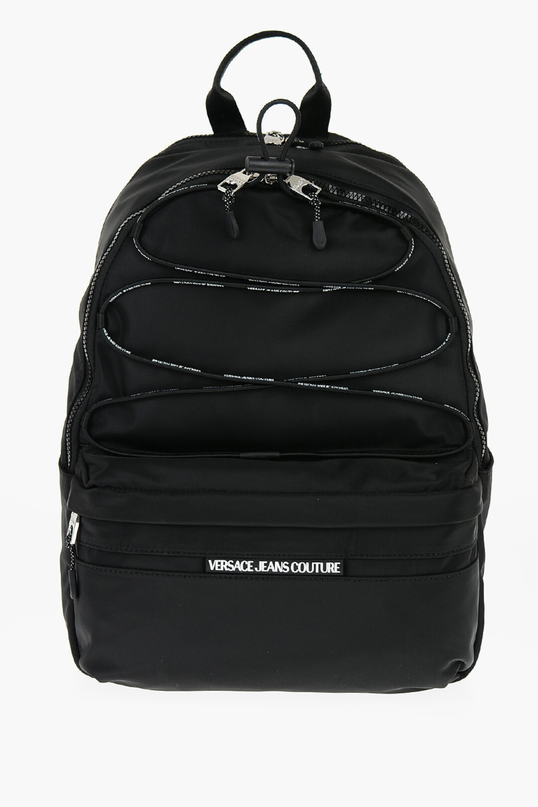  VERSACE ヴェルサーチ バックパック 75YA4B5C ZS929 899 メンズ JEANS COUTURE SOLID COLOR NYLON BACKPACK WITH LOGOED DETAIL  dk