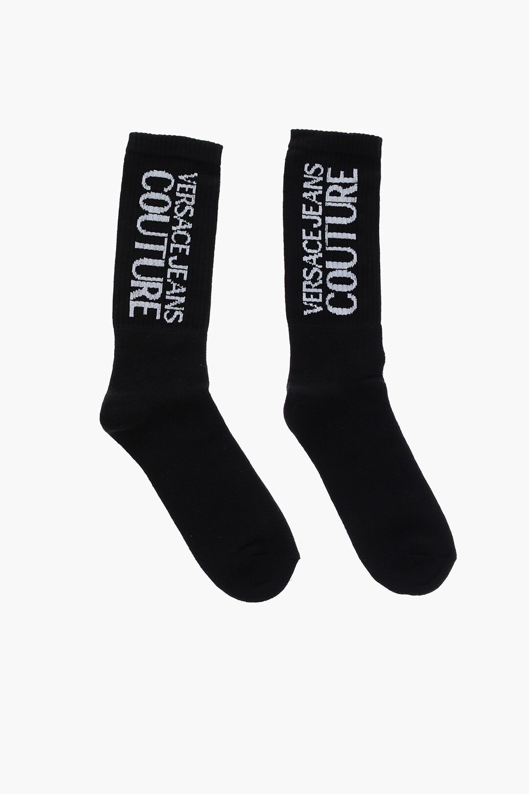 【土日限定クーポン配布中！】 VERSACE ヴェルサーチ アンダーウェア 73GA0J03 ZG081 L01 メンズ COUTURE LOGOED TERRY SOCKS 【関税・送料無料】【ラッピング無料】 dk