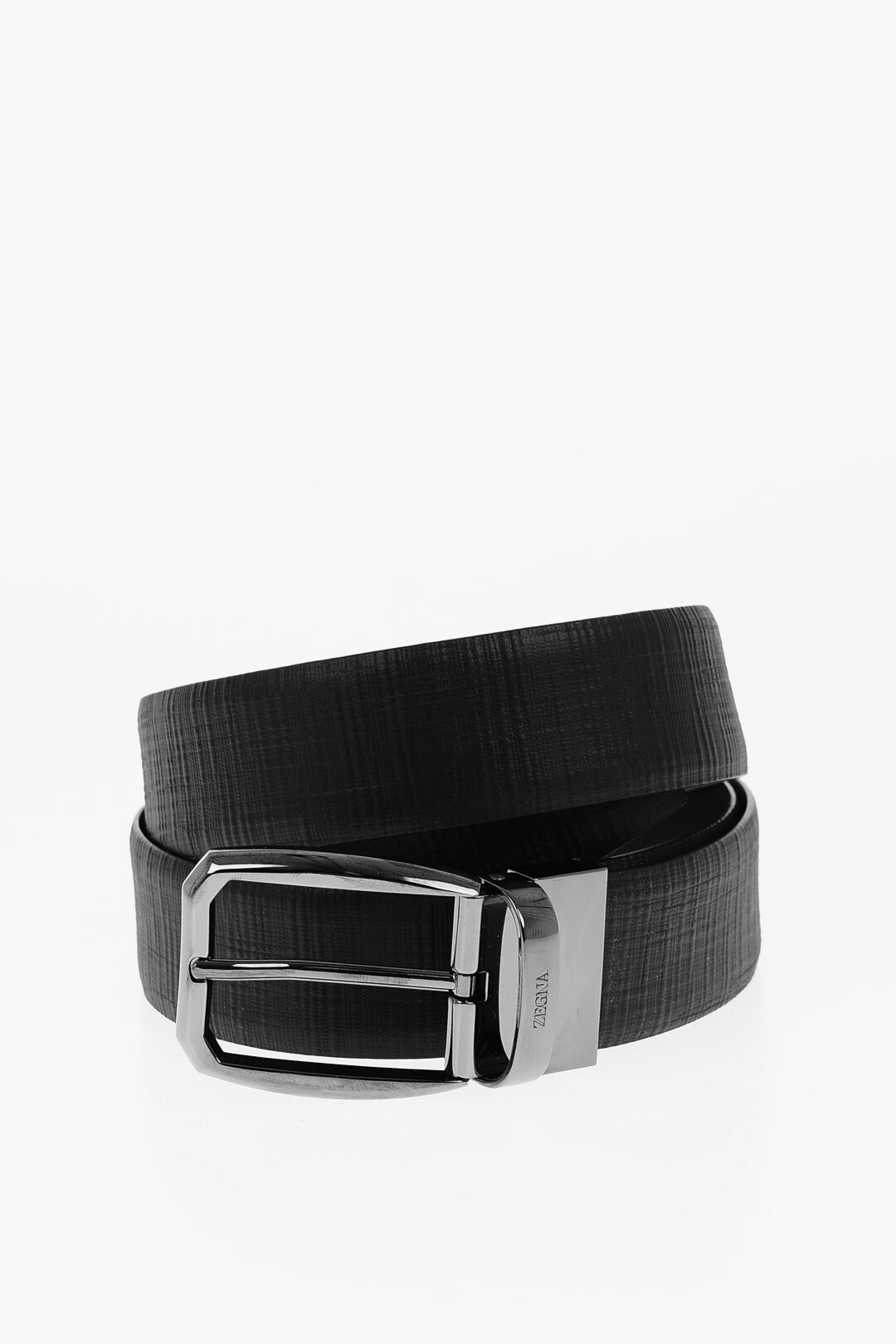 ZEGNA [jA xg LHJAR B007RZ NER Y REVERSIBLE LEATHER BELT 35MM y֐ŁEzybsOz dk