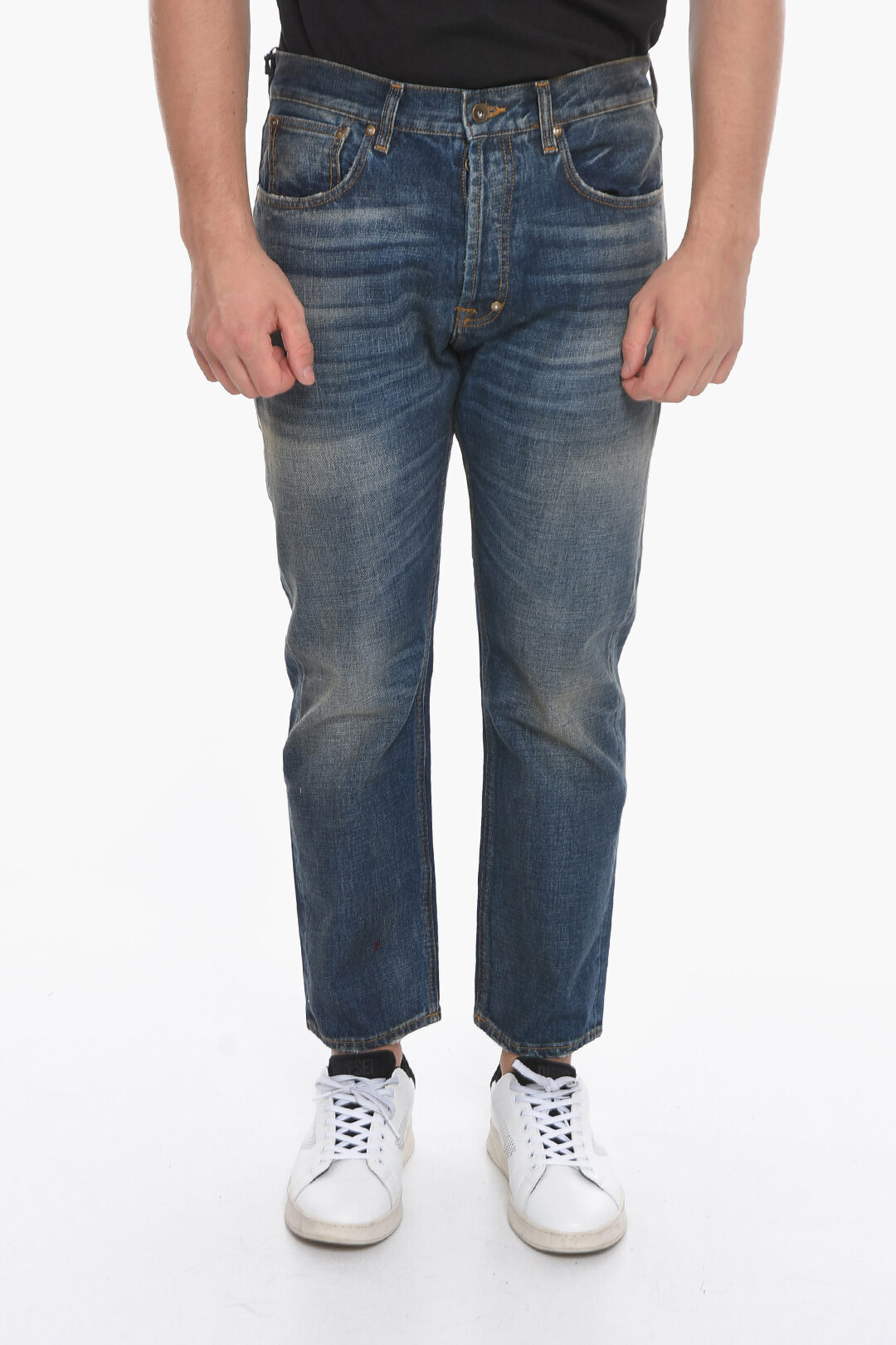 PRPS ピーアールピーエス デニム DF052 LP005 DIRTYDARK メンズ REGULAR FIT ESPIRIT JEANS 19CM 【関..