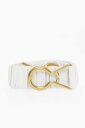 【15,000円以上1,000円OFF!!】 BOTTEGA VENETA ボッテガ ヴェネタ ベルト 584854V0EKG9009 レディース ELASTIC LEATHER BELT WITH BRASS BUCKLE 【関税・送料無料】【ラッピング無料】 dk