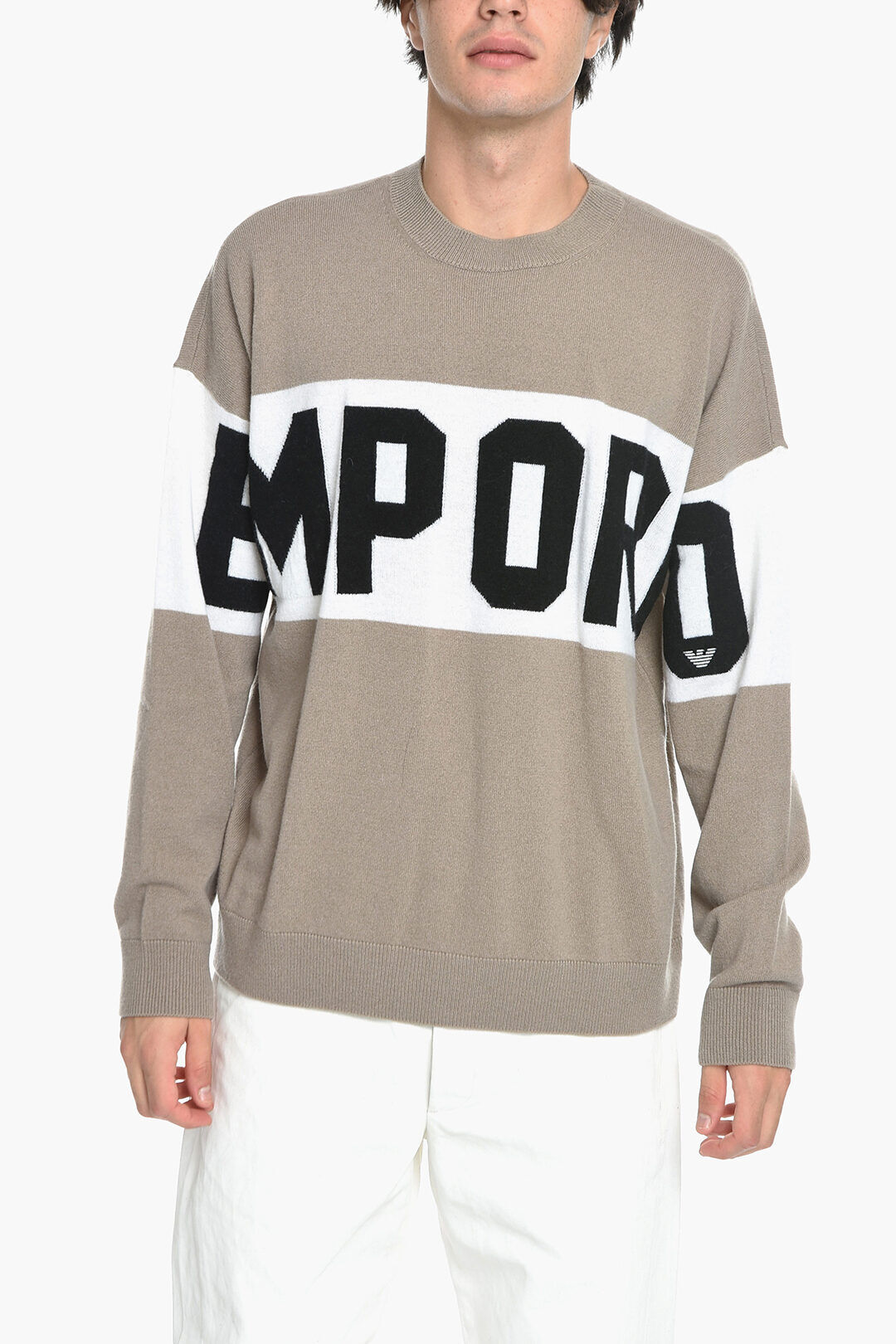 アルマーニ EMPORIO ARMANI エンポリオ アルマーニ ニットウェア 3L1MT2 1MD1Z 0431 メンズ EMPORIO CREW NECK WOOL BLEND SWEATER WITH FRONT LOGO 【関税・送料無料】【ラッピング無料】 dk