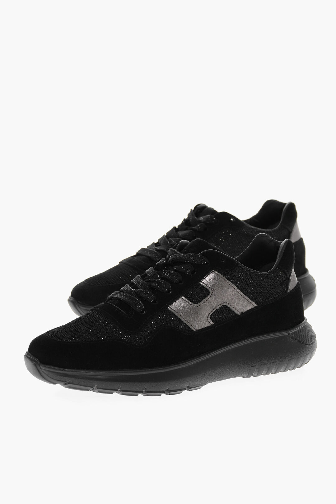 HOGAN ホーガン スニーカー HXW3710AP31BCO0564 レディース SUEDE INTERACTIVE SNEAKERS WITH LUREX DETAIL 【関税・送料無料】【ラッピング無料】 dk
