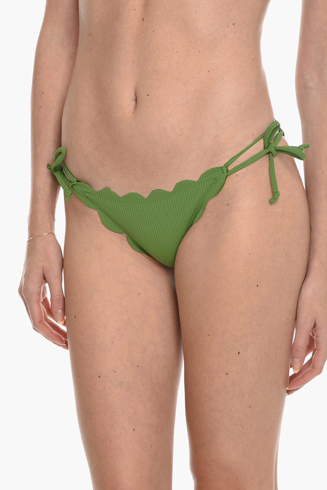 【土日限定クーポン配布中！】 MARYSIA マリシア スイムウェア SB077 0 GARDEN GARDEN レディース SOLID COLOR MOTT BIKINI BOTTOM WITH SCALLOPED EDGES 【関税・送料無料】【ラッピング無料】 dk