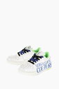 【本日ポイント4倍!!】 ヴェルサーチ VERSACE スニーカー メンズ Sneakers JEANS COUTURE PATENT LEATHER STARLIGHT SNEAKERS WITH PRINTED 74YA3SJ5 ZP224 PV5 関税 送料無料 ラッピング無料 2020SS dk