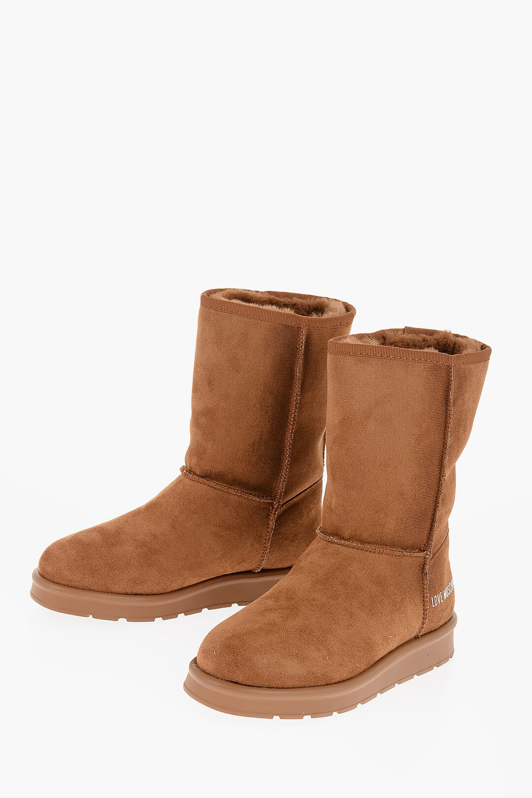 MOSCHINO ⥹ ֡ JA24453H0HJA5200 ǥ LOVE SOLID COLOR ANKLE BOOTS WITH FAUX FUR LINING ڴǡ̵ۡڥåԥ̵ dk