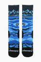 【15,000円以上1,000円OFF!!】 SCRIMMAGE スクリメージ アンダーウェア PEAKS BLUE メンズ PRINTED PEAKS BLUE LONG SOCKS 【関税・送料無料】【ラッピング無料】 dk